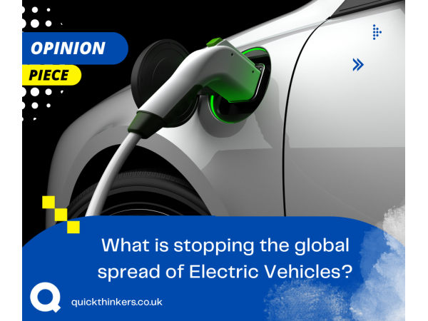 OPINION PIECE: What is stopping the global spread of Electric Vehicles?